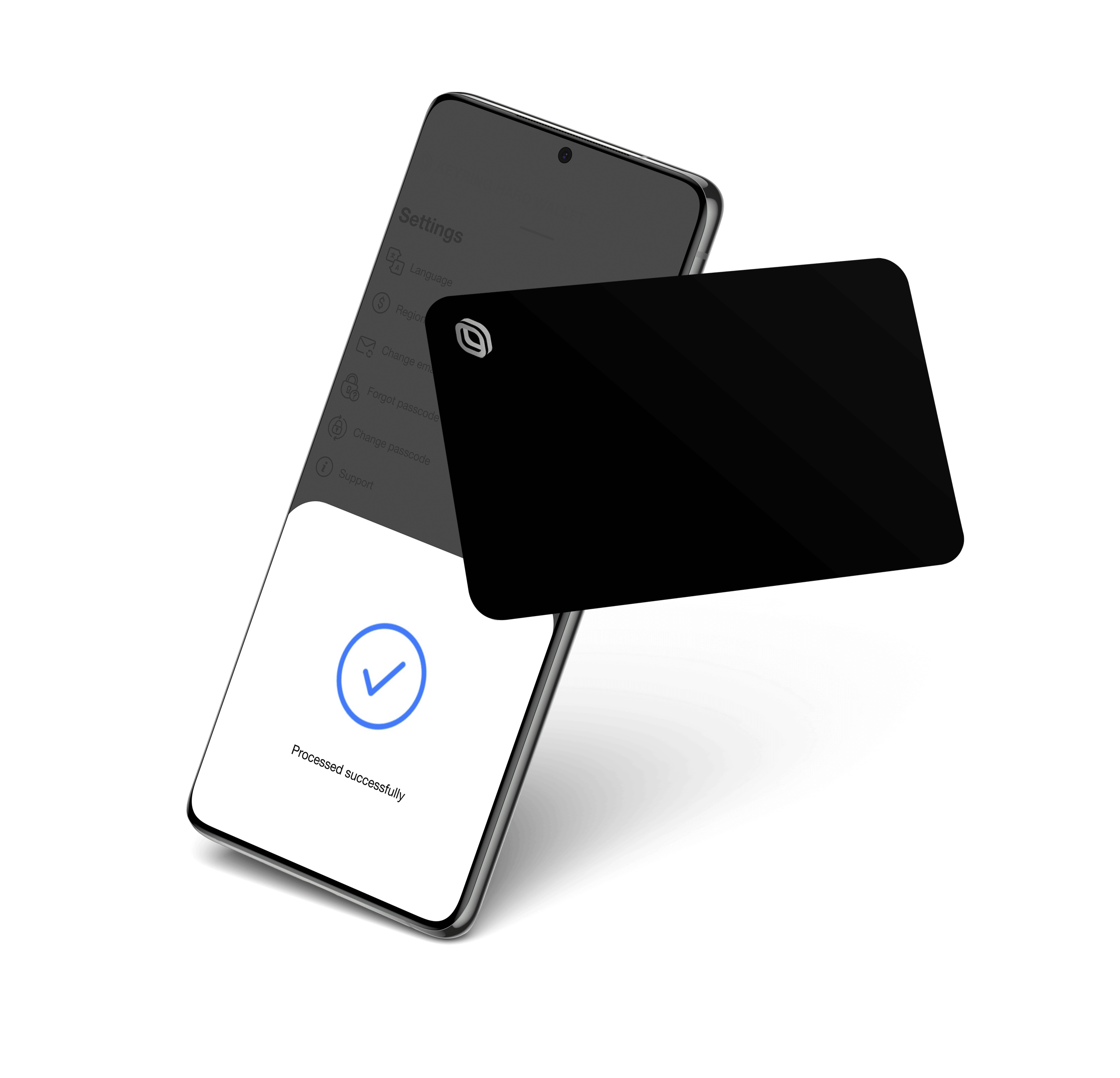 keyring hard wallet on phone 2