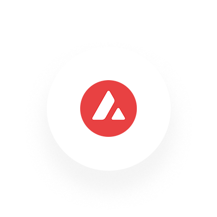 Avalanche avax keyring logo