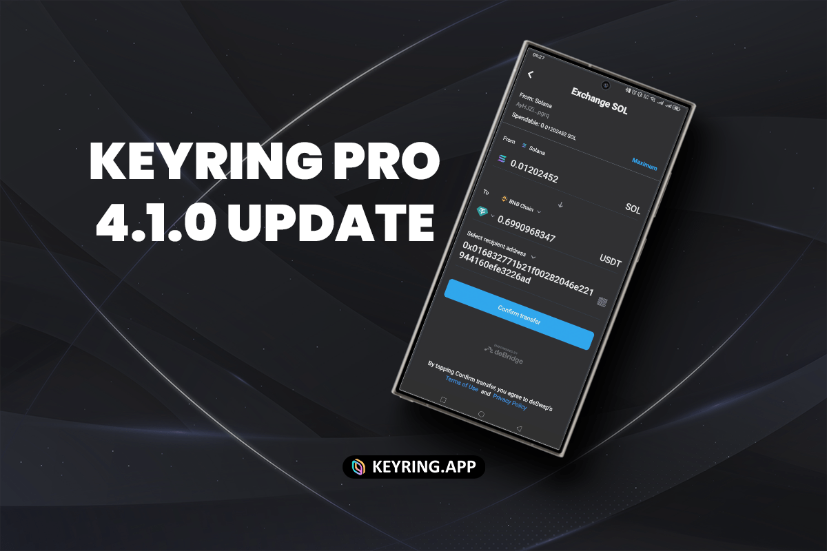 KEYRING PRO Wallet 4.1.0 Update thumb 3