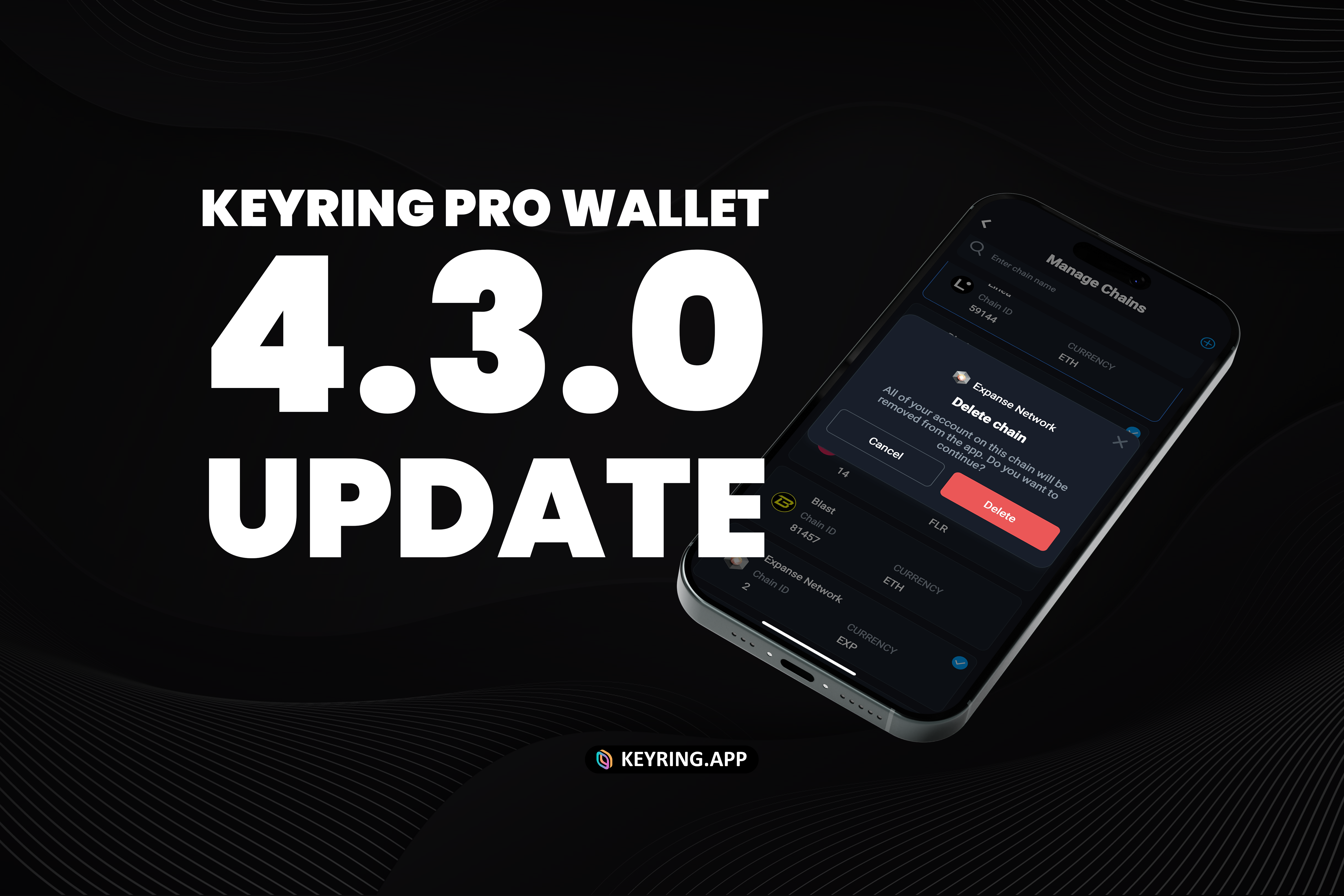 KEYRING PRO Wallet 4.3.0 update thumb